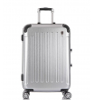 Средний чемодан спиннер L'case Milan silver (68 см)