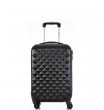 Малый чемодан спиннер L'case Phatthaya black (60 см)