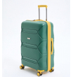 Средний чемодан L’case Miami M (67 cm) - green-yellow