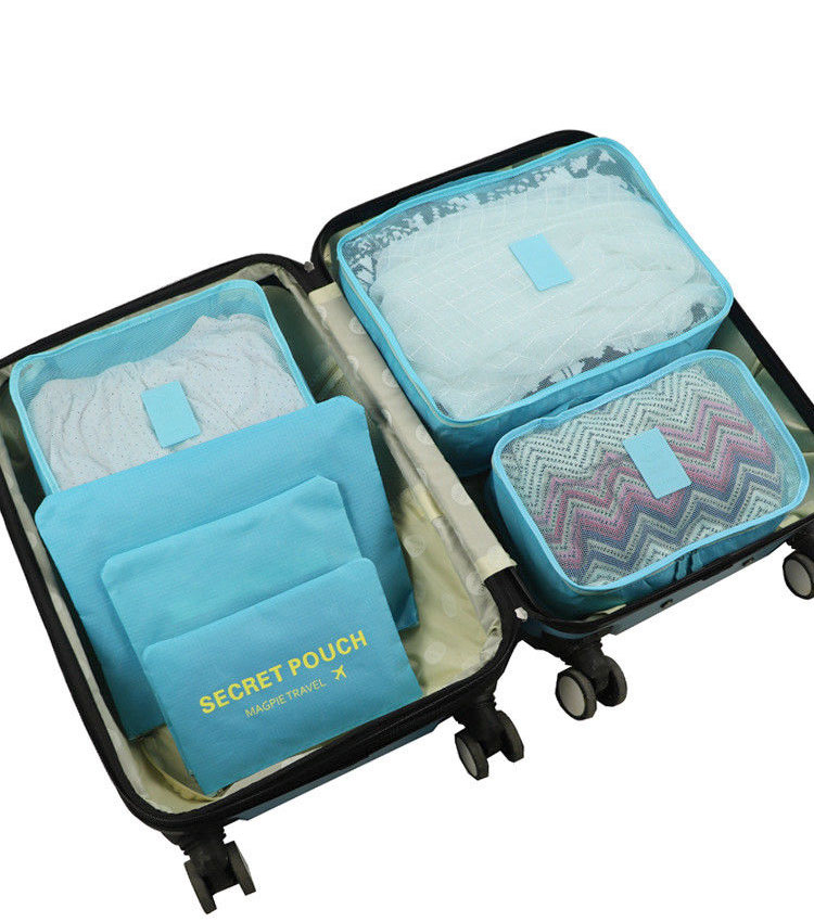 Набор сумок для чемодана Emkertion SP-6 aqua