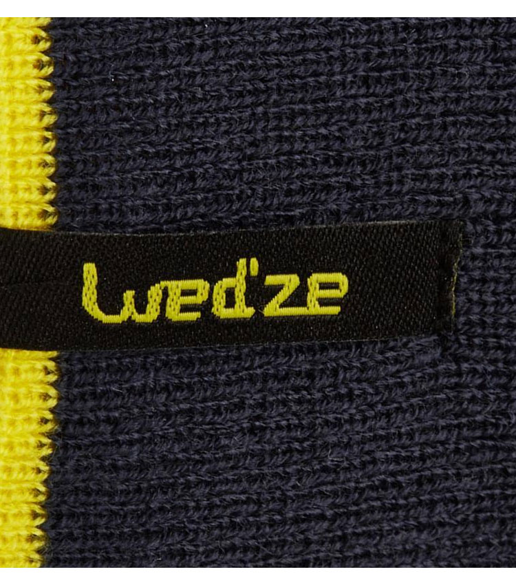 Шарф-труба с завязкой WEDZE blue-yellow